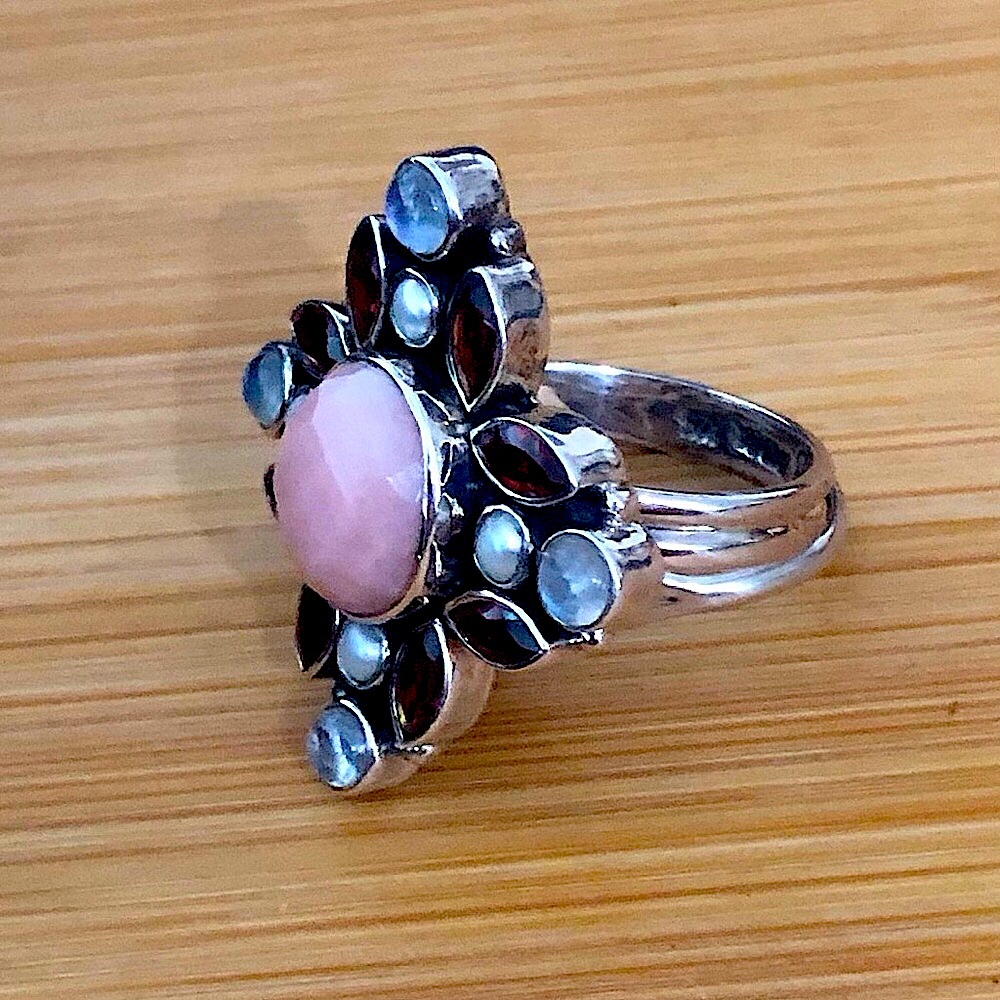 $84  Nicky Butler Estate Ring  Sterling  Size 9  Marked NB 925 INDIA - Picture 3 of 8